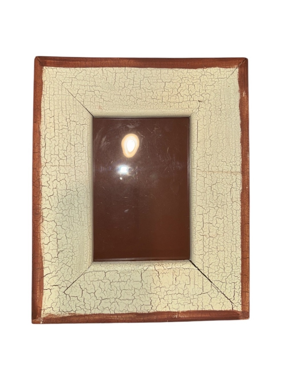 Rustic Cream and Brown Photo Frame